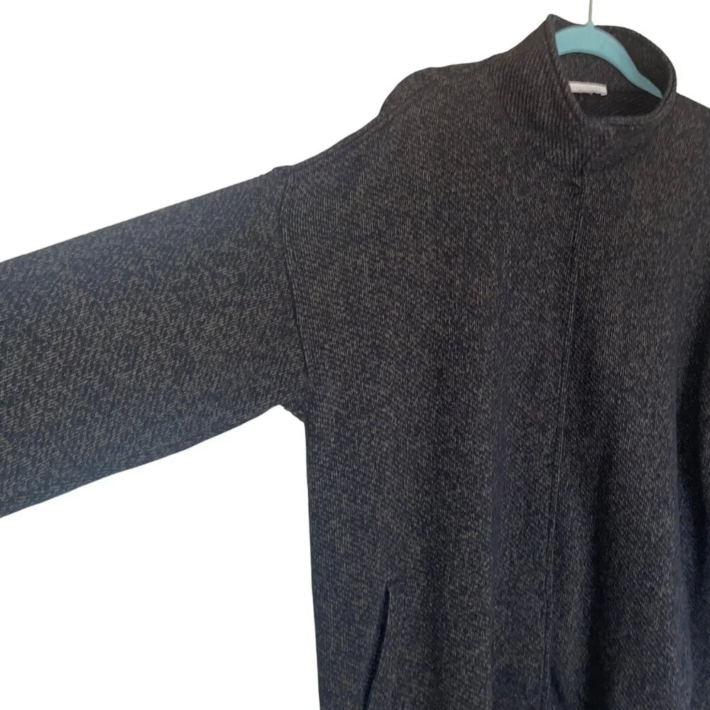 Eileen Fisher Womens Jacket Size Large Black Pockets Casual Pure Cotton - Picture 4 of 11